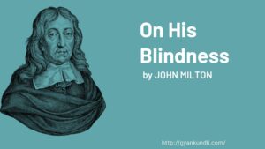 On His Blindness