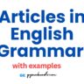 Articles in English Grammar