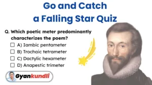 go and catch a falling star quiz