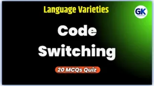 Code Switching Quiz