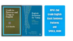 RPSC 2nd Grade English Basic Sentence Patterns and MHM SPOCA Books 