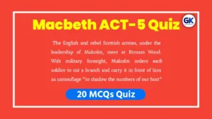 Macbeth Act 5 Quiz