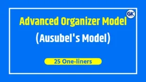 Advanced Organizer Model