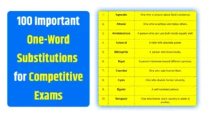 One-Word Substitutions