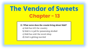 The Vendor of Sweets Chapter 13 Quiz