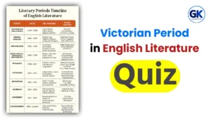 Victorian Perioad in English Literature Quiz