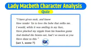Lady Macbeth Character Analysis quiz