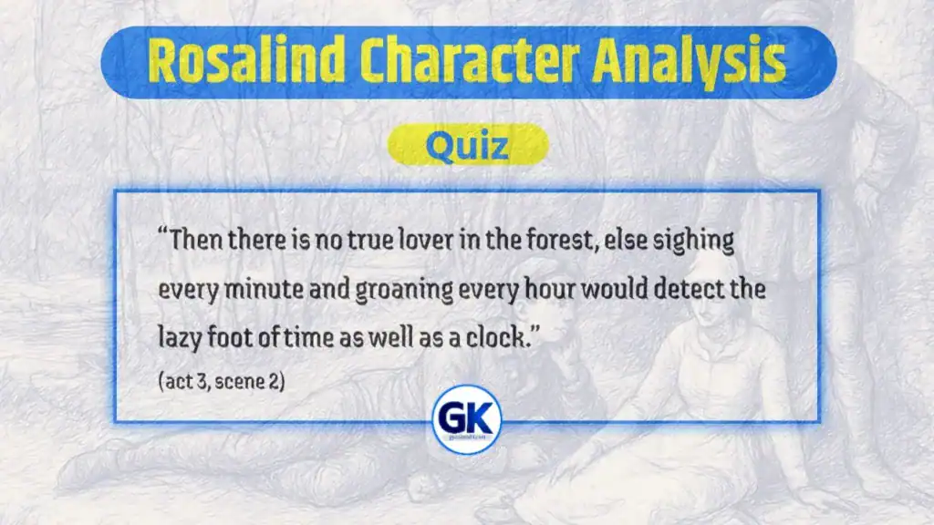 Rosalind Character Analysis Quiz
