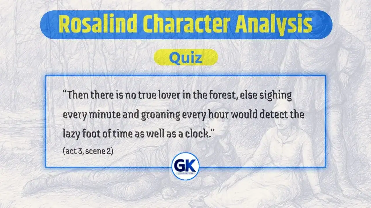 Rosalind Character Analysis Quiz