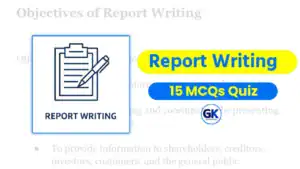 Report Writing Quiz