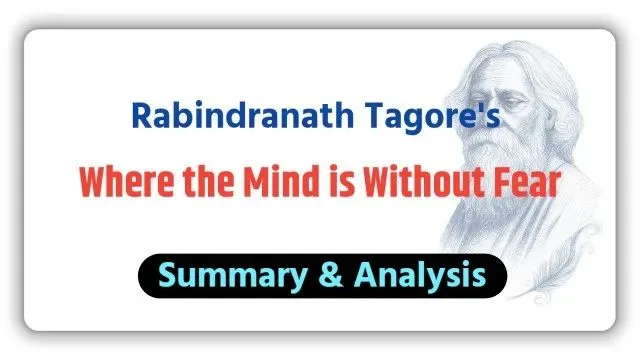 Where the Mind is Without Fear