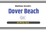 Dover Beach MCQ Quiz