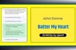 Batter My Heart MCQ Quiz