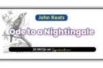 Ode to a Nightingale MCQ Quiz