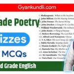 2nd Grade Poetry Quizzes : 300 MCQs