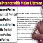 An Acquaintance with Major Literary Periods