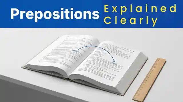 Parts of Speech Prepositions Explained Clearly