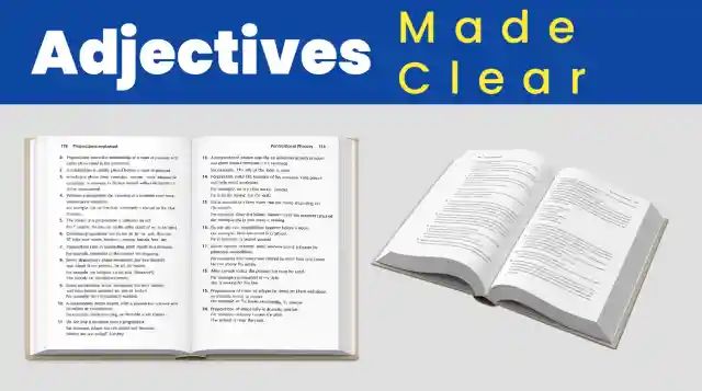 Parts of Speech Adjectives Made Clear