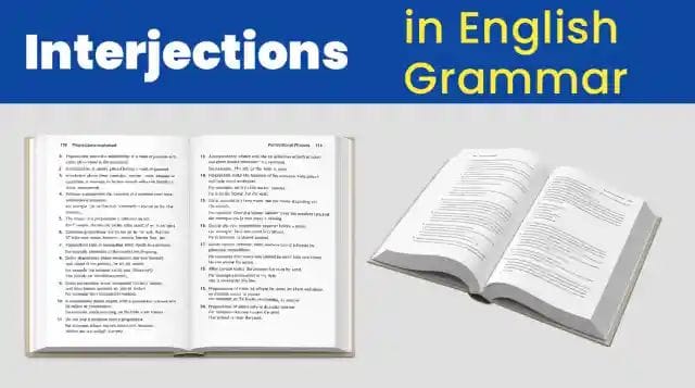 Parts of Speech Interjections in English Grammar