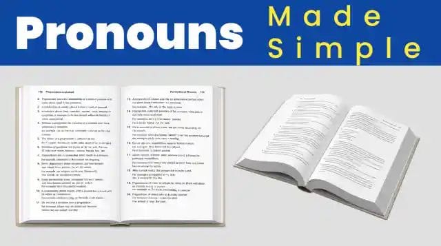 Parts of Speech Pronouns Made Simple
